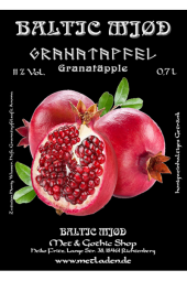 Met mit Granatapfel - Baltic Mjød-0,7 l -10 %